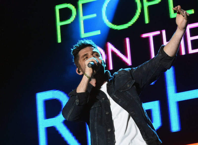 MANHATTAN, KS - JUNE 22:  Singer/Songwriter Thomas Rhett performs during Kicker Country Stampede - ...