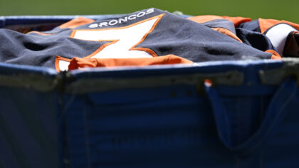 Denver Broncos practice at Centura Health Training Center